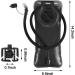 2L Leak Proof Hydration Bladder with Insulated Sleeve - BPA Free Water Reservoir for Outdoor Activities - Black - Buy Online on GoSupps.com