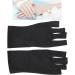 1 Pair Nail Art Protection Gloves Anti UV Glove LED Nail Art Curing Lamp Protection Glove Manicure Protection Glove Skin Care Glove (Black) - Buy Online on GoSupps.com