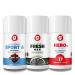 Fresh Kids Deodorant Boys Ages 8 & Up | Non-Toxic | High-Performance Natural deodorant stick - Aluminum-Free - Prevent Armpit Odor - Tween and Teen Boys - Clean Fresh Cool (3PACK VARIETY)