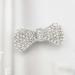 6 Pack Rhinestone Crystal Hair Clips - Gold & Silver Bow Barrettes for Girls and Women - Buy Online on GoSupps.com