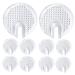 LIFKOME 15 Pairs Flip-Flops Pads Summer Sandal Cushions Shoe Guards Clear Sandal Flip-Flop Toe Post Cushion Adhesive Sandal Cushions Metatarsal Pads Non-Slip Slippers