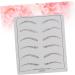 Mikinona Eyebrow Microblading Skin 6 Pcs Eye Brow Shaping Kit Eyebrow Practice Skin Eyebrow Trimming - Buy Online on GoSupps.com