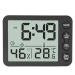 Thermometer Hygrometer Indoor Temperature and Humidity Meter Large Screen Clock Creative Alarm Clock Kitchen Electronic Countdown Timer Thermometers Hygrometers
