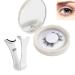 Marvulur Magnetic Eyelashes Magnetic Lashes with Applicator Magnetic Lashes Reusable Glue-Free Natural Lashes Magnetic False Eyelashes with No Glue (simple)