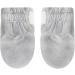 Newborn Baby No Scratch Mittens - Soft Breathable Cotton Gloves for Infants, Adjustable & Ideal for Baby Shower - Grey (0-5 Months) - Buy Online on GoSupps.com