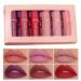 GL-TURELIFES 6 Pack Matte Lipsticks Set | Waterproof Velvet Lipsticks | Smooth Durable & Sexy Colors | Perfect Gift Box for International Shipping - Buy Online on GoSupps.com