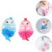 FRCOLOR 6 Pcs Cute Animal Bath Loofahs - Mermaid & Princess Shower Poufs Soft Mesh Sponges for Baby & Kids - Buy Online on GoSupps.com