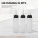 Uxsiya 3 Pcs Hair Color Shampoo Applicator Bottle Refillable Hair Salon Squeeze Bottle with Lid Refillable Container for Salon and Home Use - Buy Online on GoSupps.com