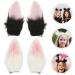 POPETPOP 2 Pairs Alligator Hairpins Bunny Ears Hair Clip Rabbit Hair Clip Ear Hair Clips for Women Bunny Hair Clips Cosplay Rabbit Ear Headdress Hair Clip Accessories Plush Aldult - Buy Online on GoSupps.com