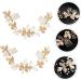 FRCOLOR 1pc Comb Bridesmaid Headwear Wedding Hairband Glitter Leaf Pearl Wedding Hairpin Hair Pin Floral Headpiece Wedding Hair Accessories Bride Hairstyles Manual Headband Alloy - Buy Online on GoSupps.com