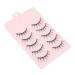 FRCOLOR 5 Pairs Eyelash Fake False Lash Fluffy Volume Thick Lashes Reusable Lashes Dollsthetic Lashes Multi-layer Lashes Makeup Lash Fiber Adhesive Natural 3d