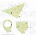 Beboan Baby Triangular Scarf Bibs | 10 Musselin Neckerchiefs for Girls | Soft & Absorbent Drool Bibs - Buy Online on GoSupps.com