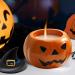 Pumpkin Scented Candles - Creative Red Witch Hat Natural Soy Wax Aromatherapy for Halloween Home Decor & Party - Buy Online on GoSupps.com
