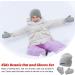 XYIYI Newborn Baby Winter Beanie Hat Mitten Set - Grey2 | Infant Toddler Knitted Hat Glove Set for Boys Girls 3-18 Months - Buy Online on GoSupps.com