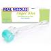 REAL NEEDLES Derma Roller - Angel Kiss 192 Advanced Version1.0 Microneedling Roller for Body Beard Face - Stainless Steel Needles - Microdermabrasion Tool for Glowing Skin - Includes Storage Case