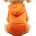 Fashion focus on winter dog hoodies with bags cotton warm for small dogs chihuahua coat clothing puppy cat custume (orange small) s orange
