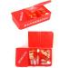 COM-FOUR 2x Drug Doser 7 Days - Medication Box for Morning Lunch Evening - Pill & Tablet Organizer - Weekly Dosing Solution in Black & Silver - Buy Online on GoSupps.com