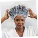 Transparent Plastic Shower Cap for Men and Women - Salon Bathing Head Cover - Buy Online on GoSupps.com