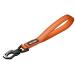Oneigris bolt short guide dog 30cm dog leash briefly with tiger tooth metal clip and soft upholstery reflective nylon dog leash suitable for medium large dogs s orange