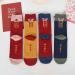 Chinese New Year Red Embroidered Socks - 4 Pairs for Men and Women | 2022 Year of the Natal | Couple Sports Socks 36-42 (4 Colors) - Buy Online on GoSupps.com