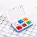 Pill Reminder Automatic Pill Dispenser with Smart Alarm Medication Organizer Timer Electronic Pill Container for Outdoor Travel 6 Grids Blue - Buy Online on GoSupps.com
