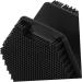 HAPINARY Face Brush Face Scrub Silicone Facial Scrubber Silicone Facial Cleansing Brush Facial Cleansing Brush Exfoliator Face Wash Brush Silica Gel Double Sided Makeup Brush 6.50X6.50X4.00CM Black - Buy Online on GoSupps.com
