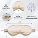 Luxury 100% Mulberry Silk Sleep Mask - Soft Breathable Eye Shade for Men & Women - Blocks Light & Reduces Puffy Eyes - Perfect Gift (Grey - Buy Online on GoSupps.com