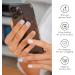 NAILOG Semi Cured Gel Nail Strips - Salon-Quality Long Lasting Nail Stickers - Vintage Print & Silver Glitter - 34pcs - Buy Online on GoSupps.com