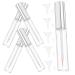 BIUDECO 35 Pcs Mascara Tube Opaque Travel Spray Bottle Cuticle Oil Pen Pump Bottle Dispenser Transparent