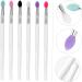 Mipcase 6pcs Eye Shadow Brush Eyeshadow Disposable Makeup Applicator Smudger Silicone Brush Make up - Buy Online on GoSupps.com