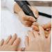 JECOMPRIS Nail Polisher Professional Styling Tools Professional Nail Bit Manicure Tools Professional Manicure Grinding Head Manicure Drill Bits Nail Drill Heads Portable Nail Plastic - Buy Online on GoSupps.com