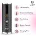 LEV Automatic Curling Iron | Portable Ceramic Hair Curler with Auto Shut-Off | USB Hair Curling Wand - Black - Buy Online on GoSupps.com