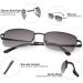 Full Lens Reading Sunglasses for Men & Women | Blue Light Blocking UV400 Magnifying Tinted Glasses | 1.5x Black Hinges - Buy Online on GoSupps.com