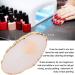 Resin Plastic Plate Dekaim Resin Mini Nail Art Gel Polish Color Mixing Plate Tips Display Holder Manicure Tool(White) - Buy Online on GoSupps.com