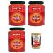 Italian Gourmet E.R. MUTTI DATTERINI INTERI Set of 3 boxes of juice in the juice 350 g + Italian Gourmet Polpa 400 g