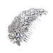 FRCOLOR Women Hair Clip Tiara Women Hair Comb Bridal Hair Comb Women Flower Hair Comb Wedding Miss Hairpin Rhinestones