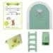 Myfuturshop Children's Door for Leaving Milk Teeth to Perez Original Gift for Boys and Girls Contains Teeth Box Ladder and 4 Clean Tooth Certificates (Green)