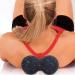 Double Ball Massage Ball for Yoga & Physiotherapy | Deep Tissue Pain Relief | Portable Fascia Training for Neck Back & Legs - 6.3 x 3.15 inch - Buy Online on GoSupps.com