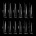 Vcedas 120PCS XXL Stiletto Half Cover Nail Tips - Clear Sharp Acrylic False Nails - Buy Online on GoSupps.com
