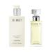 Calvin Klein Eternity Eau de Parfum for Women - Floral fragrance Top notes: Lychee guava pomegranate flower 2 Piece Set