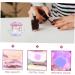 minkissy 1pc Nail Art Crystal Cup Clear Container Shot Glass with Lid Acrylic Liquid Powder Dish Acrylic Liquid Dish with Lid Nail Art Dappen Dish Nail Art Manicure Care Tools 7.5x6cm Pink - Buy Online on GoSupps.com