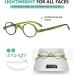Eyekepper 5-Pack Mini Round Reading Glasses +3.5 | Spring Hinge & Sun Readers - International Shipping - Buy Online on GoSupps.com