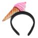Ice Cream Headband Ice-cream Headbands Women's Sunglasses Hairband Spa Headband Hair Headband Face Wash Headbands Head Bands for Hair Headbands for Women Short Hair MAGICLULU