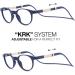 Reading Glasses with Magnets & Anti Blue Light Filter | DIKRIK UFFIZI Indigo 3 6 Colors 5 Graduations for Enhanced Vision - Buy Online on GoSupps.com