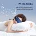 Sleep Mask with White Noise & Heat - Eye Massager for Ultimate Comfort | 100% Blackout Travel-Friendly & Breathable - Buy Online on GoSupps.com