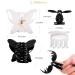 RC Roche 6-Piece Butterfly Hair Clip Set for Women | Strong Hold Black & White Hair Holders - Buy Online on GoSupps.com