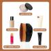 Self Tanner Brush with Silicone Cleaning Pad - Kabuki Tanning Brush for Face & Body Sunless Tanner Blending Applicator - Black 1PCS - Buy Online on GoSupps.com