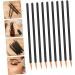 FOYTOKI 100pcs Disposable Eyeliner Brush Lip Gloss Wands Fine Eyeliner Brush Face Makeup Black Plastic - Buy Online on GoSupps.com