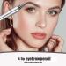 2PCS Upgraded Microblading Eyebrow Pen 3D Waterproof Microblading Eyebrow Pencil 4 Tipped Precise Brow Pen Long-lasting Natural Makeup Fine Stroke Eyebrow Pencil(01+04) - Buy Online on GoSupps.com
