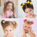 40-Piece Set: Baby Girls 2.75 Grosgrain Ribbon Hair Bows - Rubber Band Hair Bands for Kids, Teens, Toddlers (20 Pairs) - Buy Online on GoSupps.com